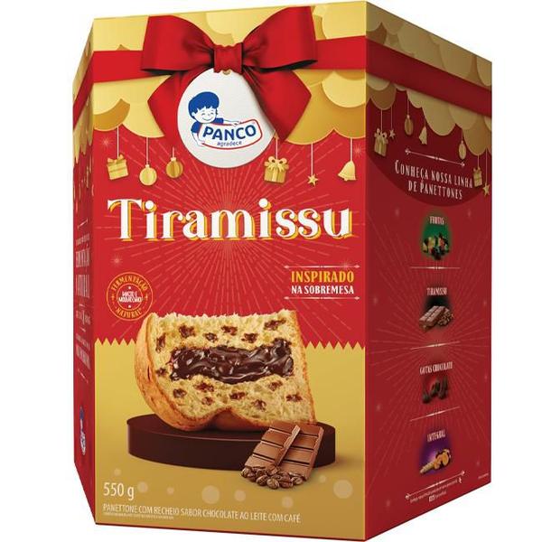 Panettone Recheado Tiramissu 550g - Panco Imagem de Panettone Recheado Tiramissu 550g - Panco