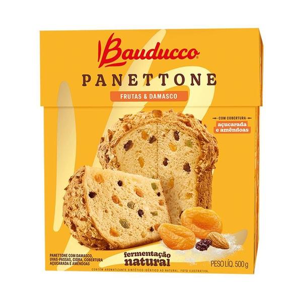 Panettone Speciale Frutas E Damasco 500g Panetone - Bauducco Imagem de Panettone Speciale Frutas E Damasco 500g Panetone