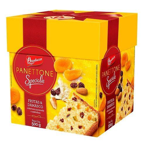 Imagem de Panettone Speciale Frutas e Damasco Bauducco 500g 