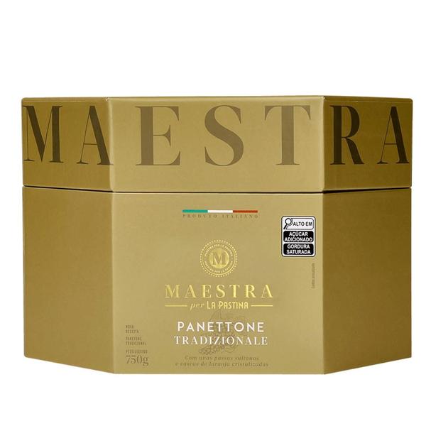 Imagem de Panettone Tradicional Italiano La Pastina 750G