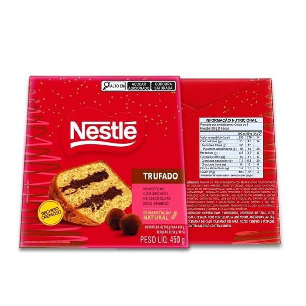 Imagem de Panettone Trufado Chocolate Meio Amargo Kit 18Un Nestlé 450G