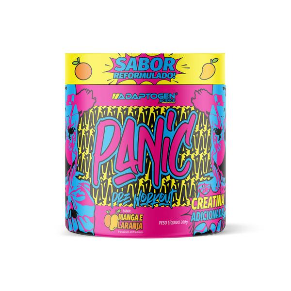 Imagem de Panic Adaptogen Pré-treino com Creatina Nova Fórmula 300g