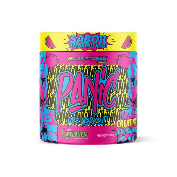 Panic Pré-treino Adaptogen 300g Diversos Sabores Imagem de Panic Pré-treino Adaptogen 300g Diversos Sabores