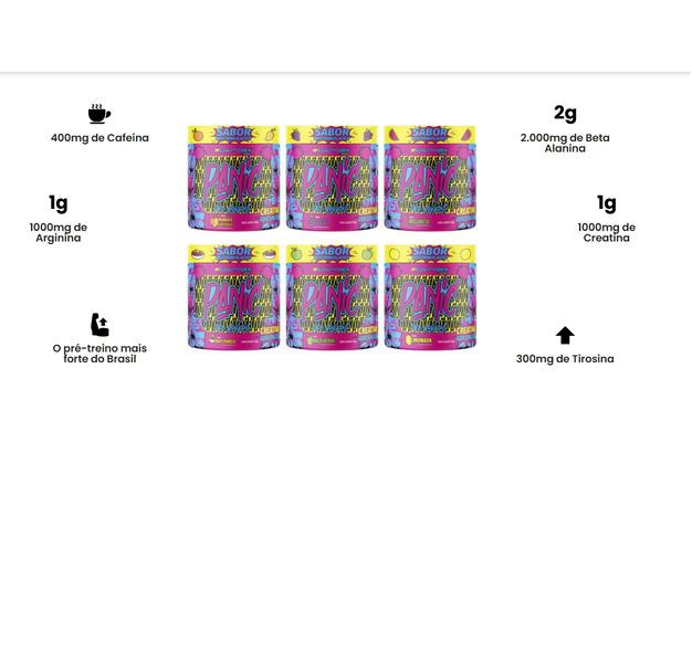 Imagem de Panic Pré-treino Adaptogen 300g Diversos Sabores