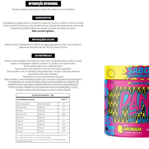 Imagem de PANIC PRE WORKOUT 150g - ADAPTOGEN SCIENCE