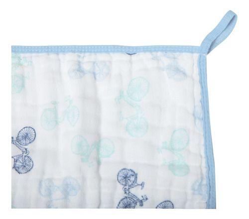 Imagem de PANINHOS DE BOCA BABETE SOFT 40x40cm C/PRENDENDOR DE CHUPETA - KIT C/2 UN ESTAMPADOS PARA BEBÊ- PAPI