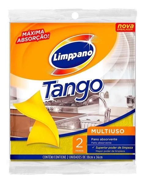 Imagem de Pano Absorvente Multiuso Tango Limppano 38x36 2u