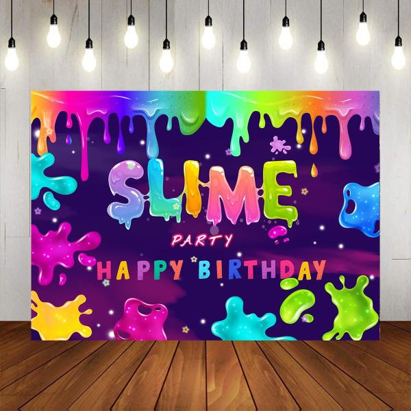 Imagem de Pano de fundo ANSHUHAI Happy Birthday Colorful Fiesta 3x2,4m em vinil