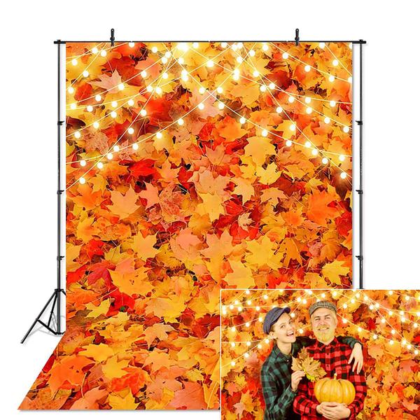 Imagem de Pano de fundo fotográfico Avezano Autumn Forest Maple 150x210cm