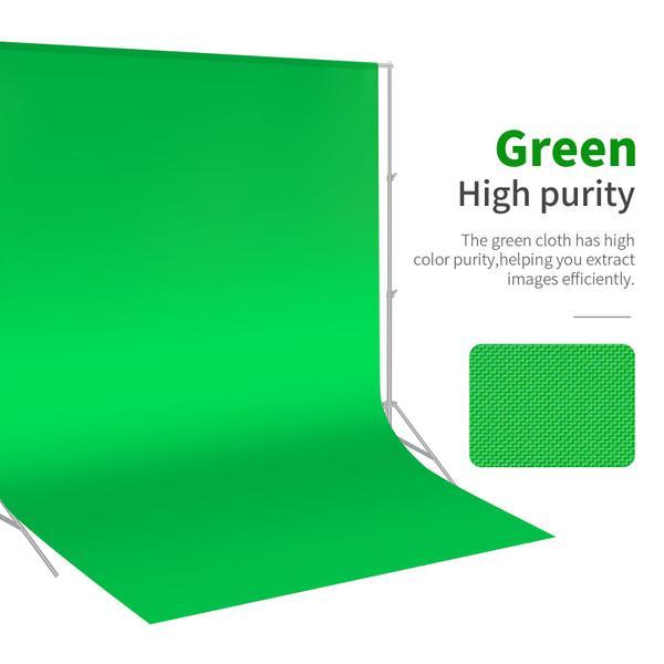 Imagem de Pano de fundo fotográfico Neewer 3x6m Green Chromakey Muslin