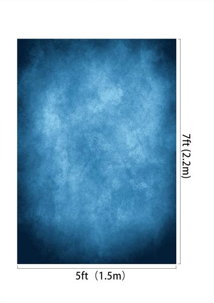 Imagem de Pano de fundo Kate azul escuro abstrato de 1,5 x 2,2 m em microfibra
