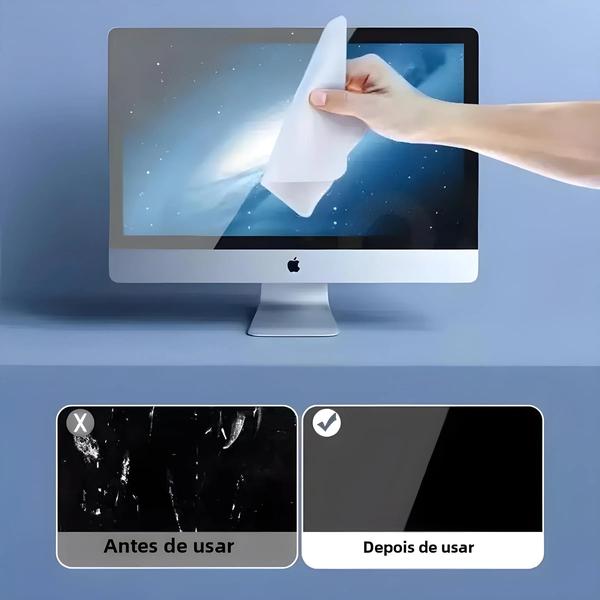 Imagem de Pano de Limpeza Universal para iPhone, iPad e MacBook - Limpa Tela e Câmera