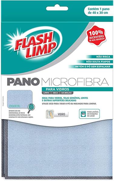 Imagem de Pano De Microfibra Para Vidros Lentes Telas Flash Limp