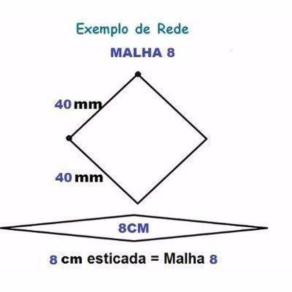 Imagem de Pano de rede malha 8 0,30x40x48 100 metros - Laguna/Bkt/Best Fish