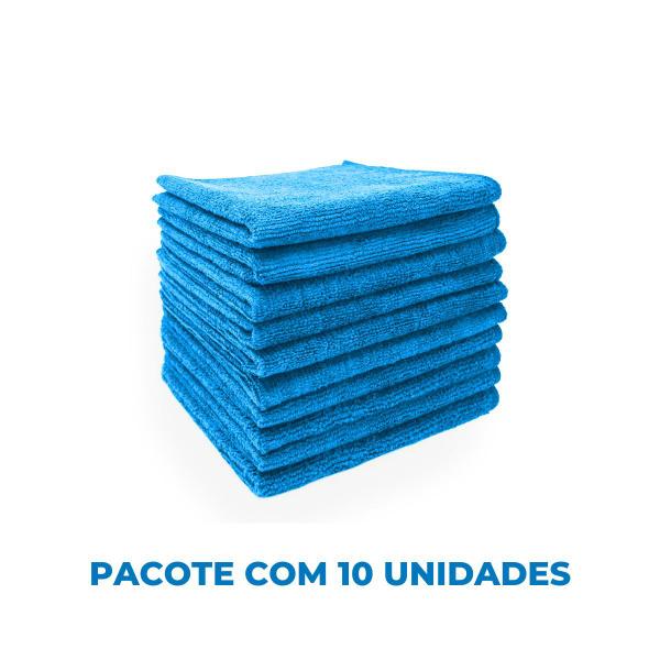 Imagem de Pano Microfibra 40x60 com 10 Unidades Caebi para Limpeza de Carro Cozinha Banheiro