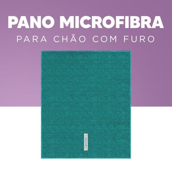 Imagem de Pano Microfibra Para Chão Com Furo Flash Limp