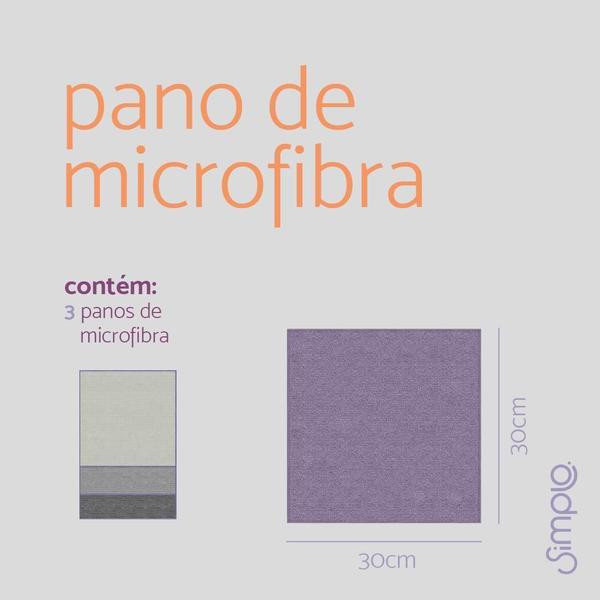 Imagem de Panos De Microfibra Multiuso 3 Peças - Simplo