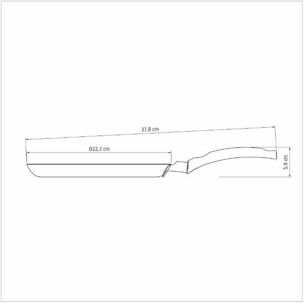 Imagem de Panquequeira - Tapioqueira - Frigideira - Tramontina - 22 cm