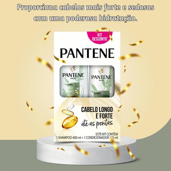 Imagem de Pantene Kit Shampoo Bambu 400ml + Condicionador 175ml