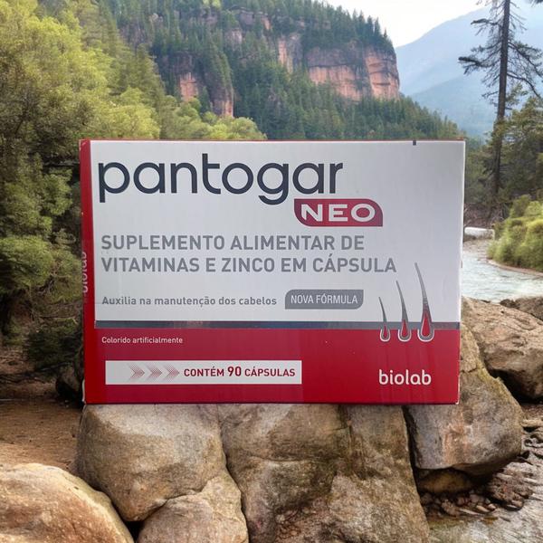 Imagem de Pantogar neo suplemento alimentar vitaminas e zinco 90 cápsulas