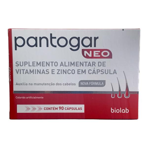 Imagem de Pantogar neo suplemento alimentar vitaminas e zinco 90 cápsulas