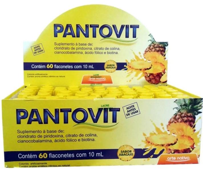 Imagem de Pantovit Abacaxi Com 60 Flaconetes 10ml - Arte Nativa