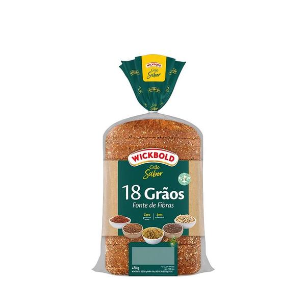 Imagem de Pão 18 Grãos Grão Sabor Wickbold - 450g