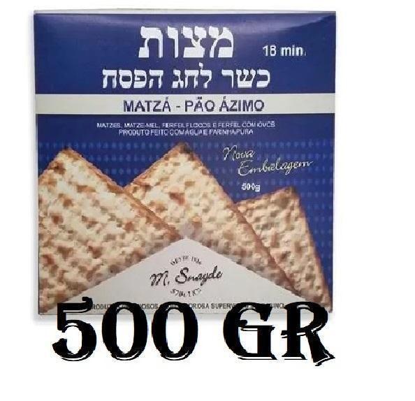 Imagem de Pão Ázimo Matza Para Ceia Judaica Rabino M. Snayde 500G