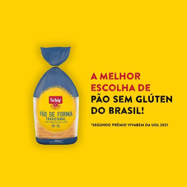 Pão de Forma sem Glúten Schar Tradicional 200g Imagem de Pão de Forma sem Glúten Schar Tradicional 200g