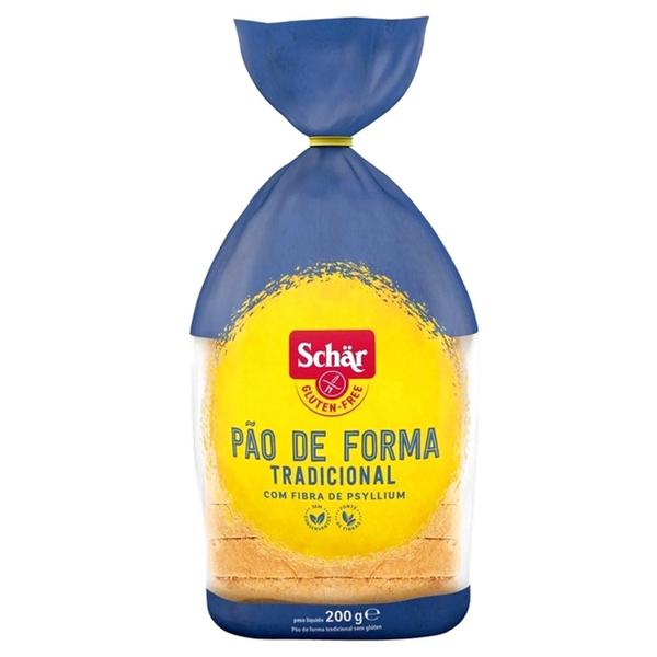 Imagem de Pão De Forma Tradicional Sem Glúten Schar 200G (8 Pacotes)