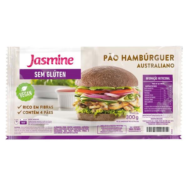 Imagem de Pão de Hambúrguer Jasmine Australiano Sem Glúten 300g