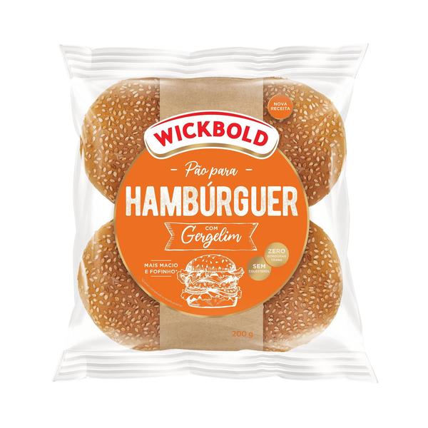 Pão de Hambúrguer Vegano com Gergelim Wickbold 200g Imagem de Pão de Hambúrguer Vegano com Gergelim Wickbold 200g
