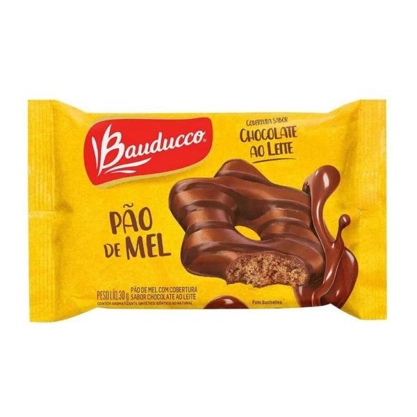 Pão de Mel Bauducco Chocolate Ao Leite 30g Imagem de Pão de Mel Bauducco Chocolate Ao Leite 30g