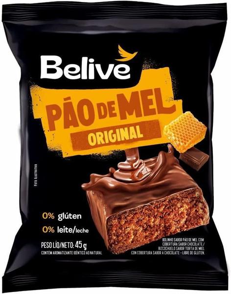 Pao De Mel Belive Sem Gluten 45G (20 Unidades) Imagem de Pao De Mel Belive Sem Gluten 45G (20 Unidades)