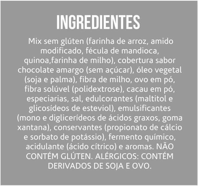 Pão de Mel Belive Zero (Acucar, Lactose e Gluten) 45g (10x) Imagem de Pão de Mel Belive Zero (Acucar, Lactose e Gluten) 45g (10x)