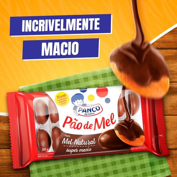 Imagem de Pão De Mel Cobertura de Chocolate 200g Panco