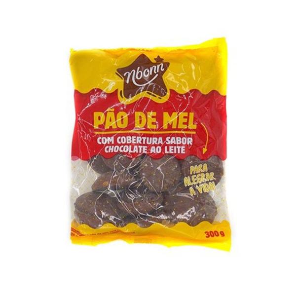 Pao de Mel Nbonn 300g Cobertura Chocolate Imagem de Pao de Mel Nbonn 300g Cobertura Chocolate