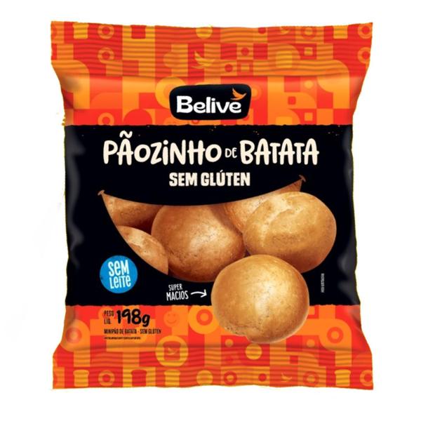 Imagem de Pãozinho De Batata Sem Glúten Belive 198G