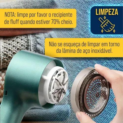 Imagem de Papa Bolinha Recarregável: Removedor de Fiapos Elétrico para Roupas Perfeitas