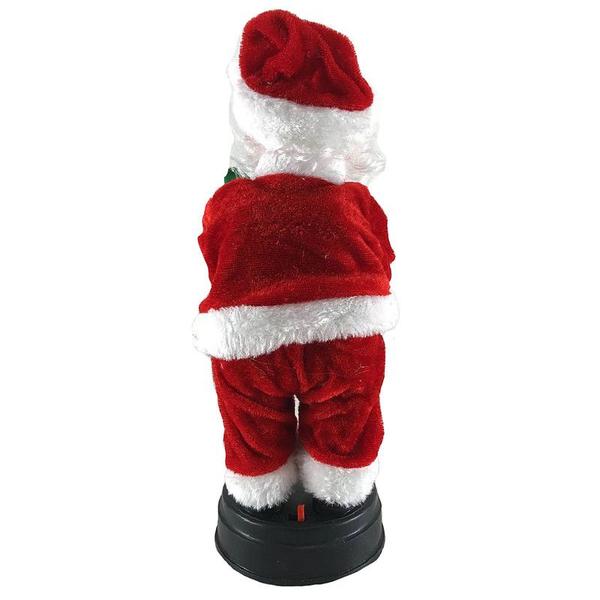 Imagem de Papai Noel 25 Cm Boneco Com Musica Dança Decoração Natalina Casa