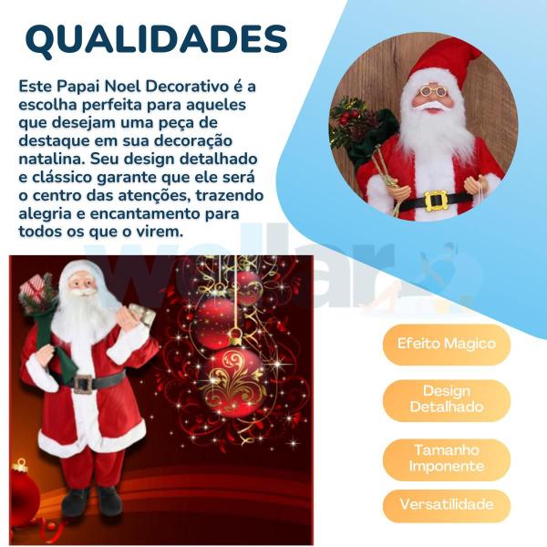 Imagem de Papai Noel Decorativo 90cm