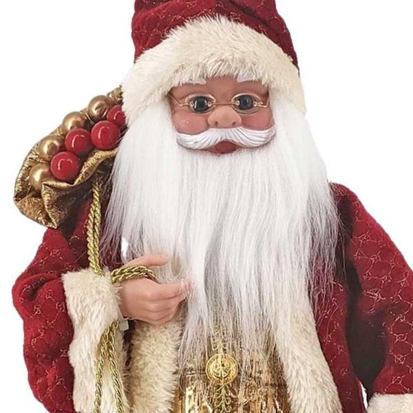 Imagem de Papai Noel Decorativo Musical à Corda Natal 40cm