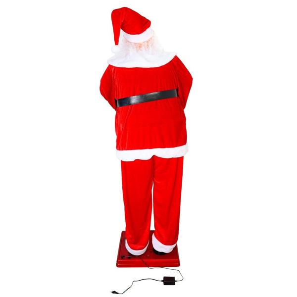 Imagem de Papai Noel Gigante Musical com Saxofone Bivolt 1,80m Luxo