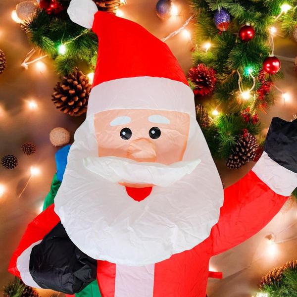 Imagem de Papai Noel Inflável Boneco Gigante Enfeite Natal 1,30m