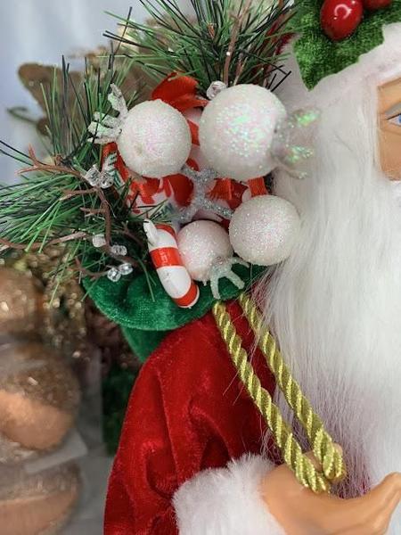 Imagem de Papai Noel Luxo Decoração Natalina Natal Luxo 40cm