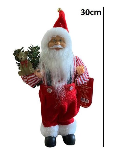 Imagem de Papai Noel Luxuoso Decoração Natalina 30cm