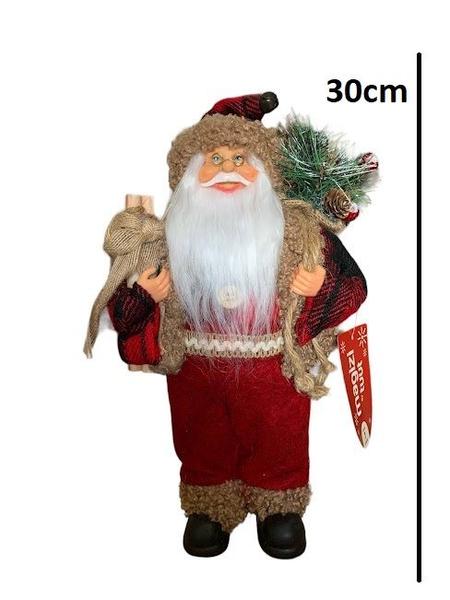 Imagem de Papai Noel Luxuoso Decoração Natalina 30cm