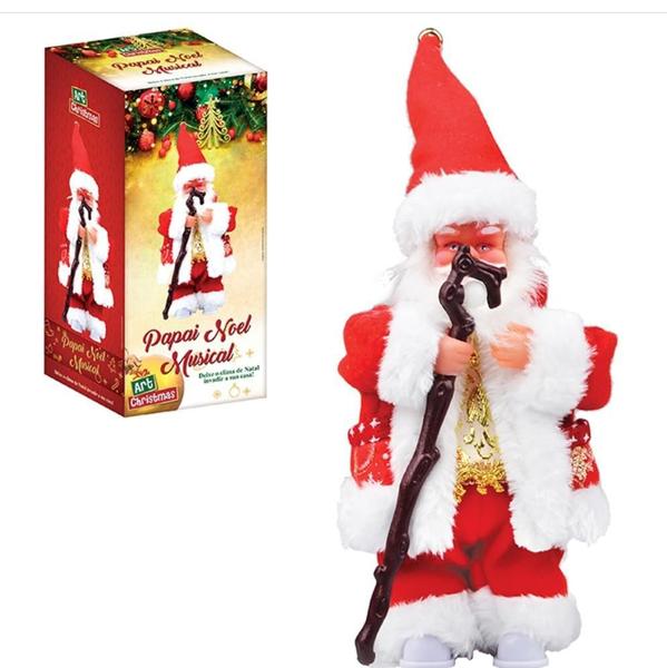 Imagem de Papai Noel Musical Com Cajado