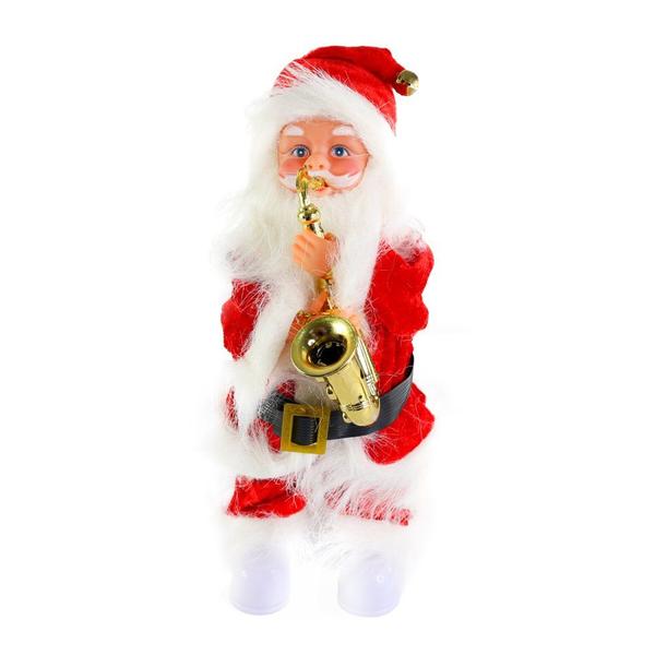 Imagem de Papai Noel Musical Com Movimento E Saxofone