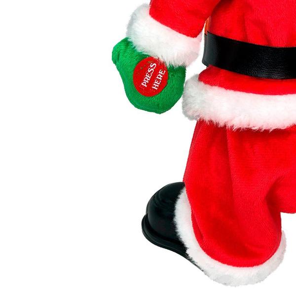 Imagem de Papai Noel Musical Dançarino Mexe O Bumbum 32cm divertido para eventos natalinos natal casa desing encantador